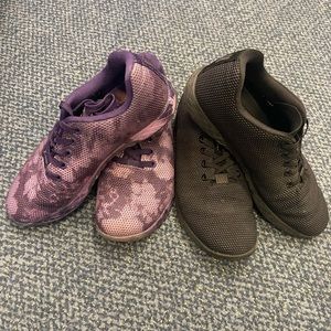 2 pair women’s 8.5 nobull trainers